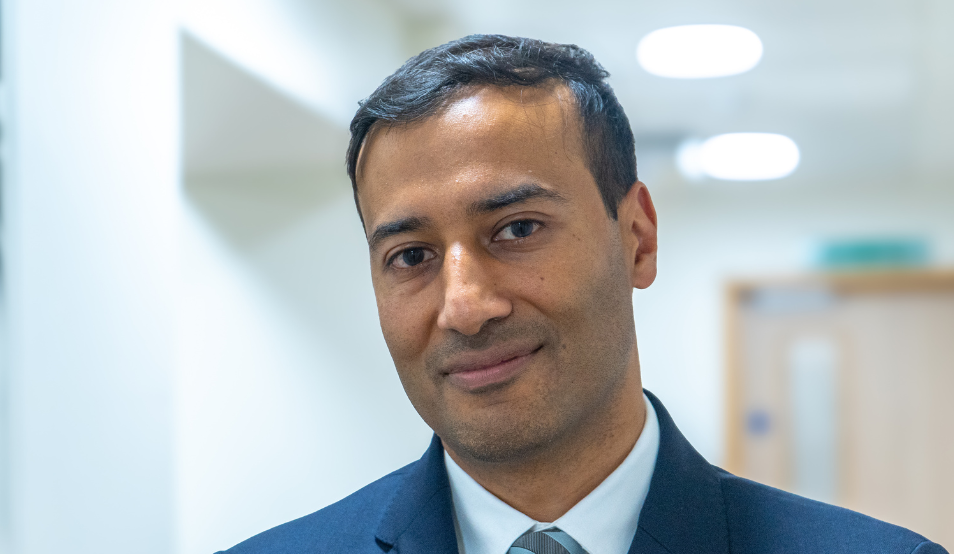 Photo of Rudy Sinharay,  a consultant respiratory physician 