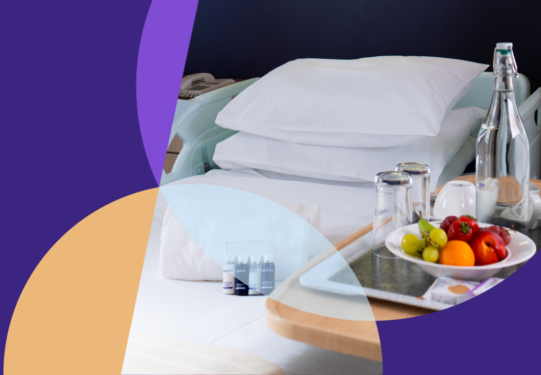 Private room in private care area