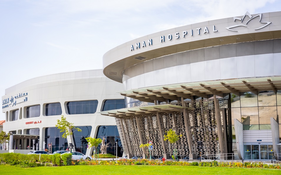 Exterior of Aman Hospital