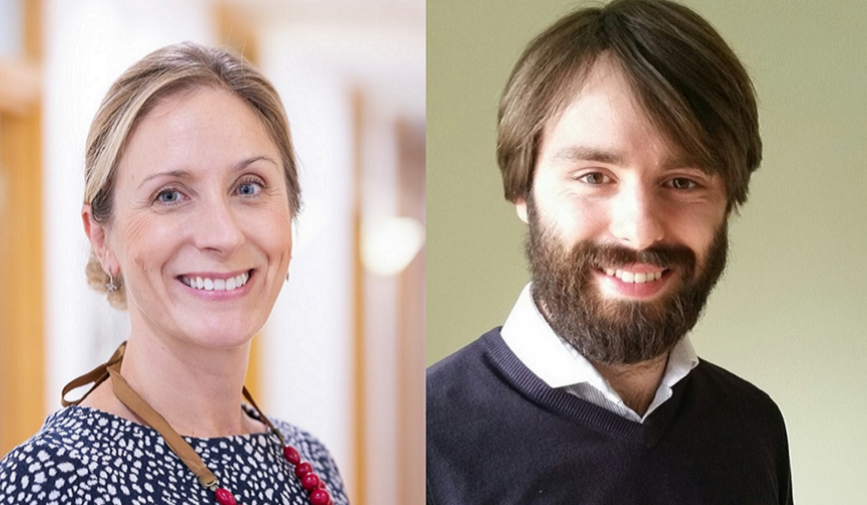 Clinical neuropsychologists Dr Emily Handyside and Dr Graham Jensch